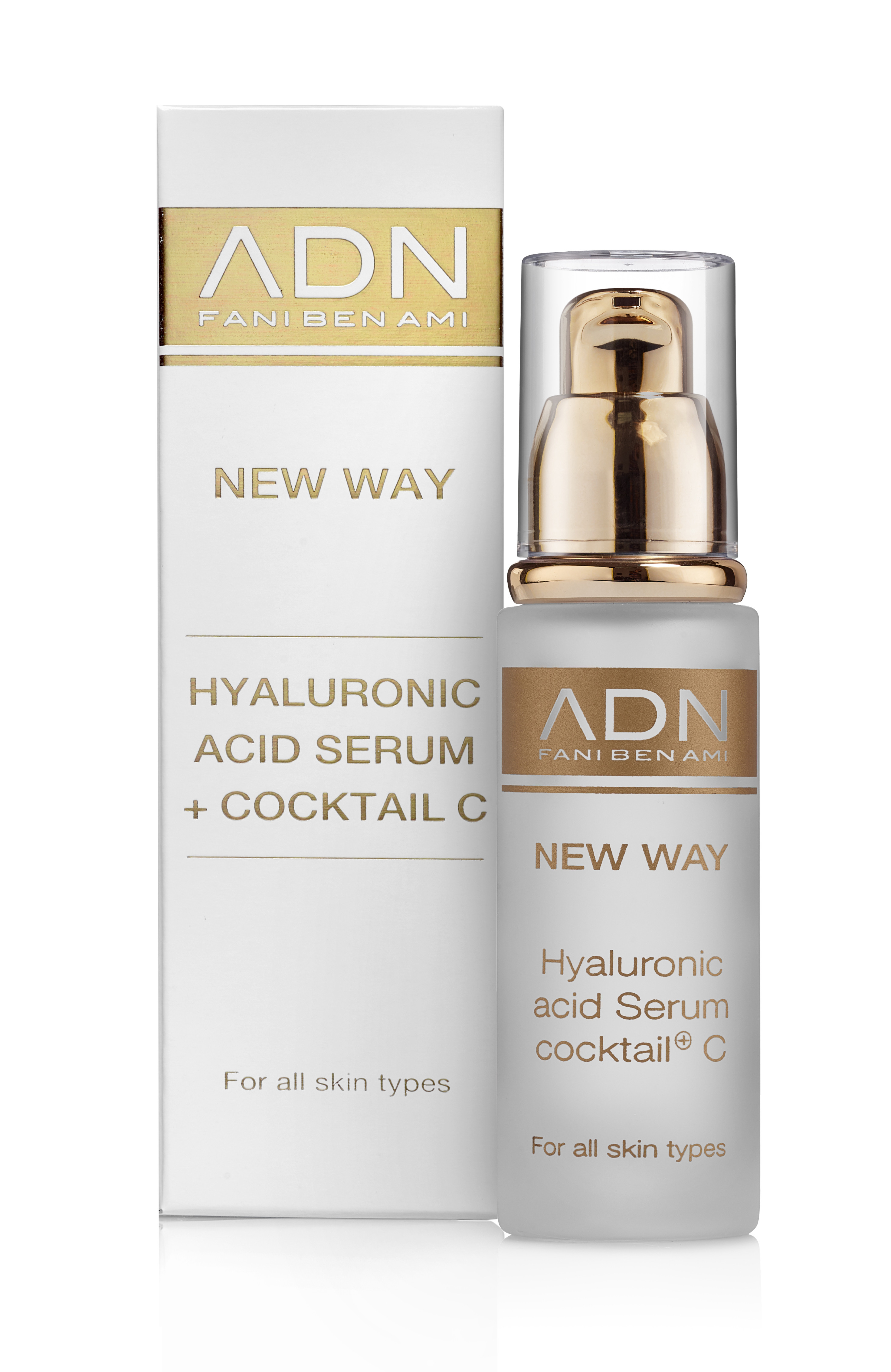 סרום חומצה היאלרונית + C ויטאמין - 30 מ"ל